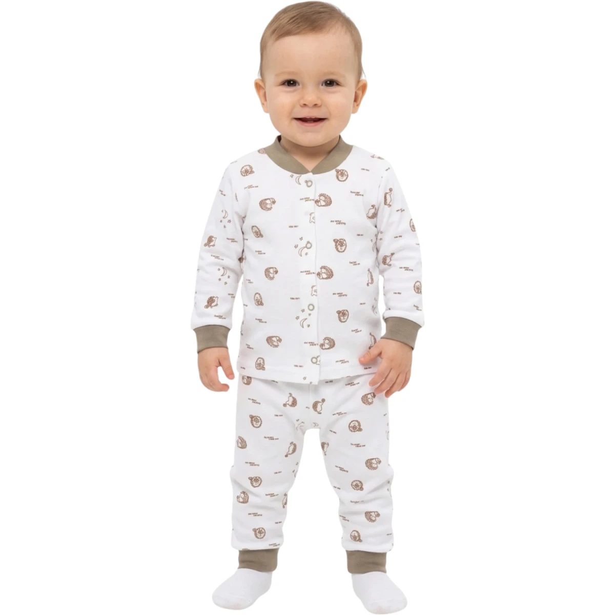 Kirpi Çıtçıtlı Pijama