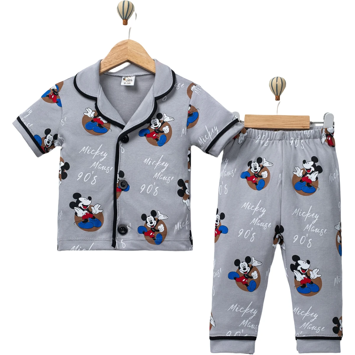 Kısa Kollu Pijama Takım