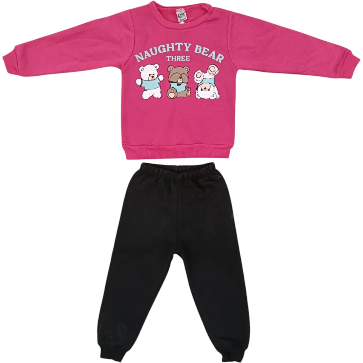 Winter Naughty Bear Printed Set