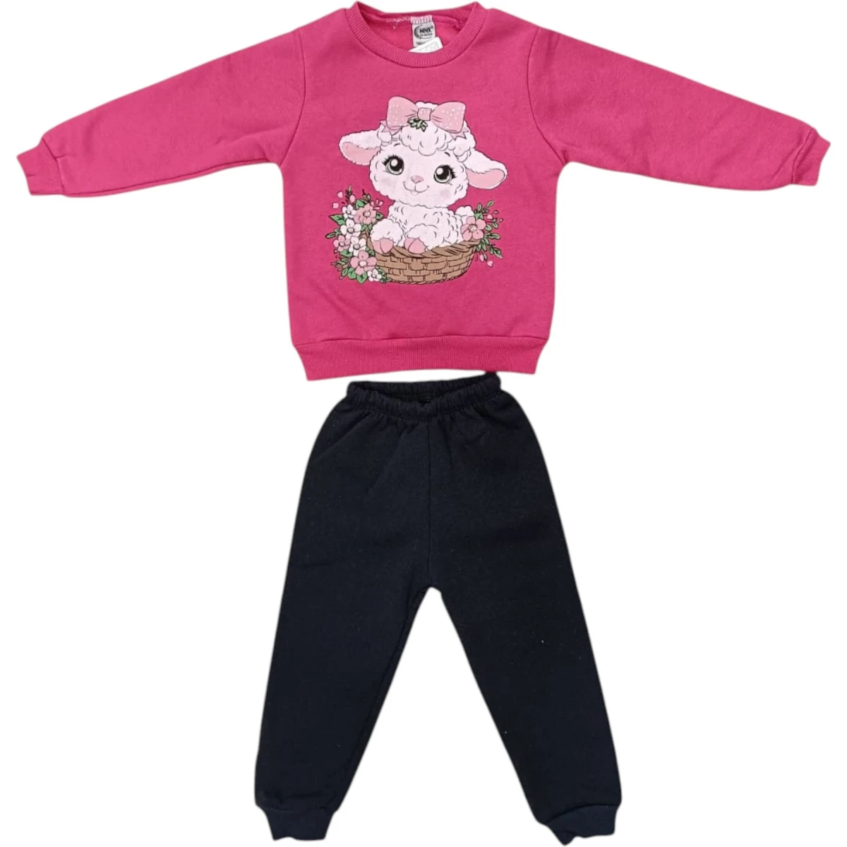 Winter Lamb-in-Basket Print Set