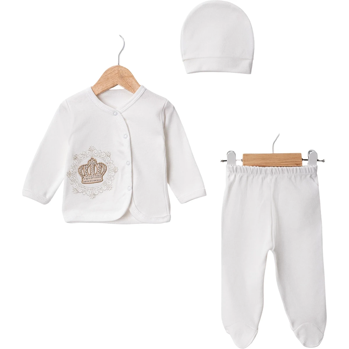 Royal Crown Print Bodysuit Set