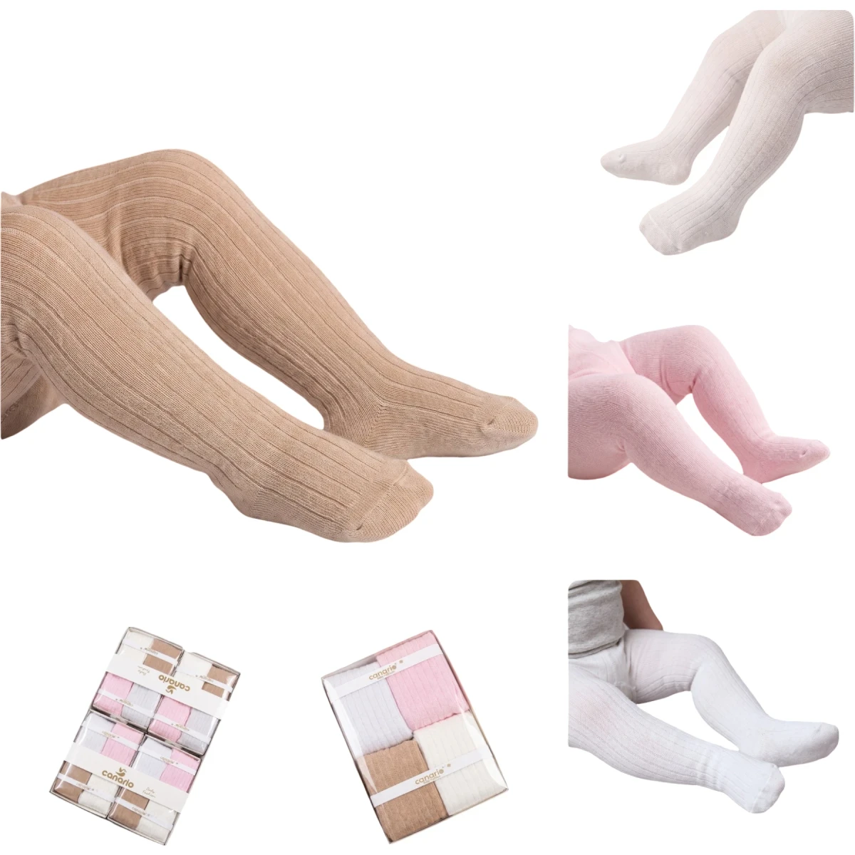 Külotlu Çorap Kutuda 4'lü Set