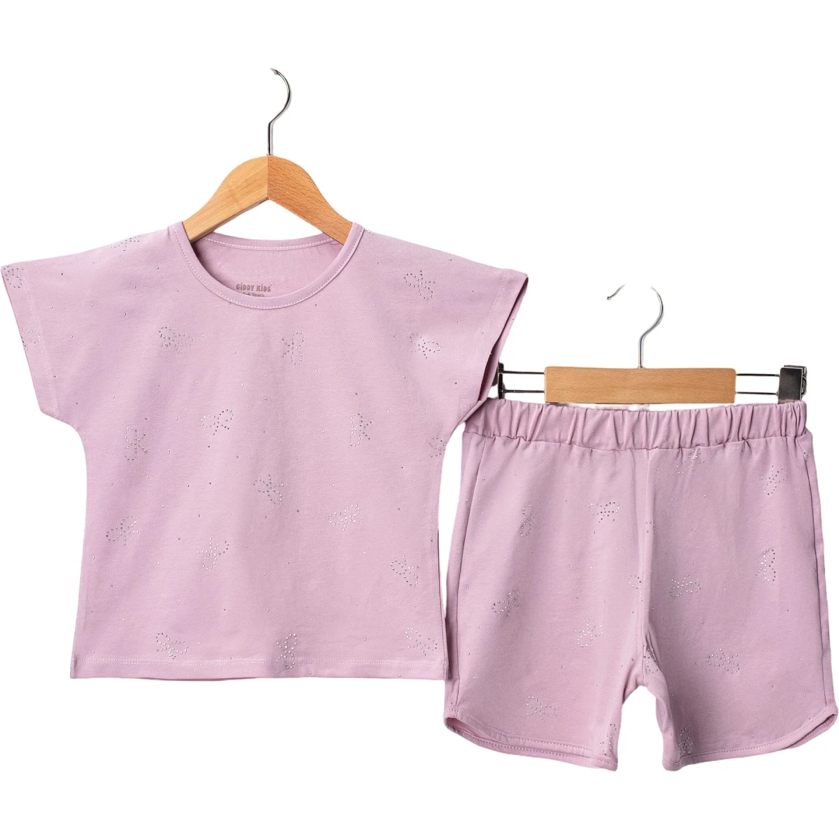 Rhinestone Jersey Set