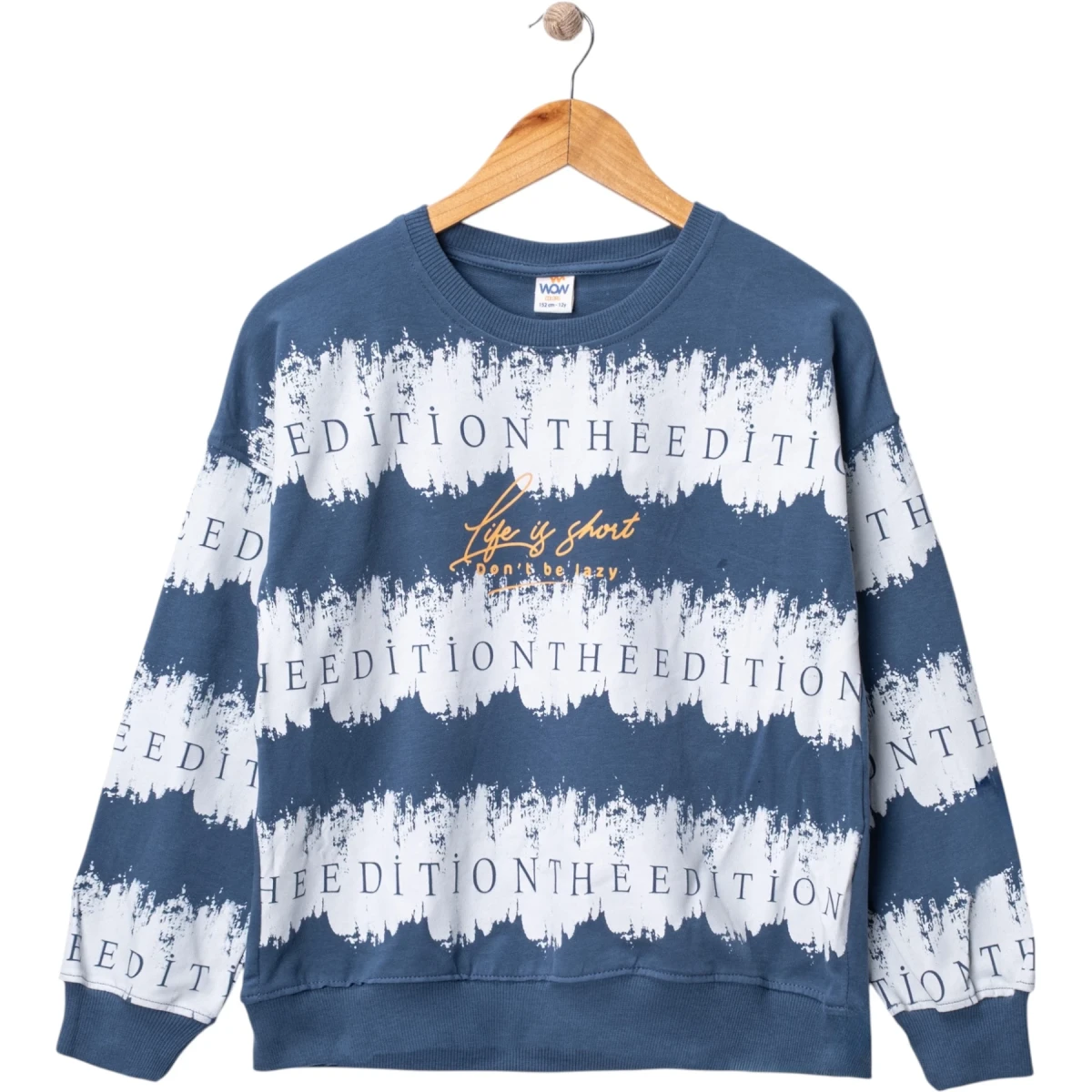 Life Is Short Baskılı Sweat