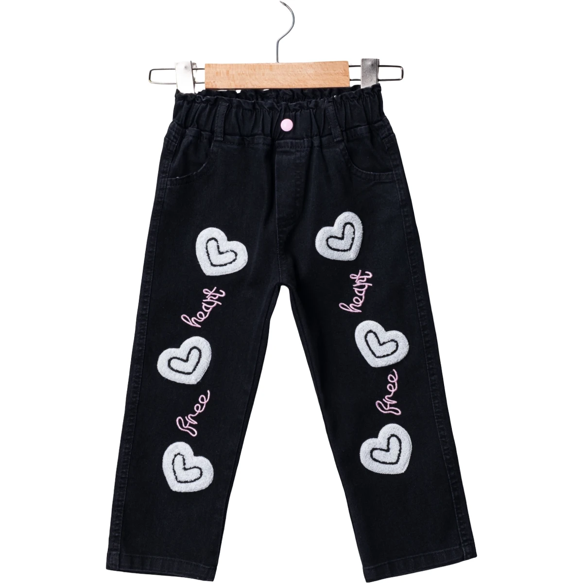 Black Stretch Denim Jeans 2Y-5Y