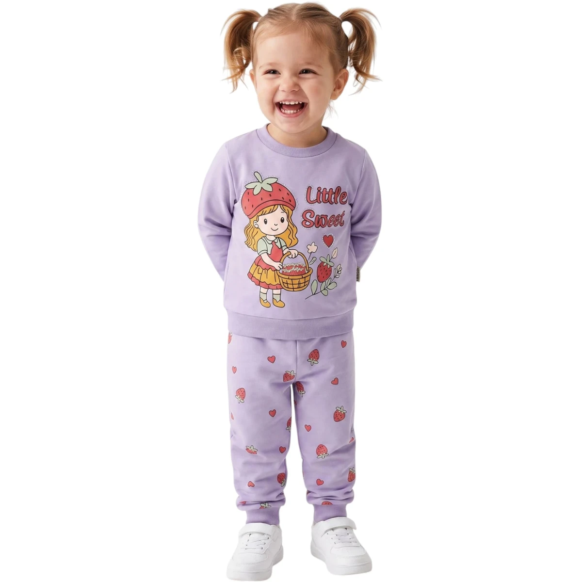 Little Sweet Taşlı Kız Takımı