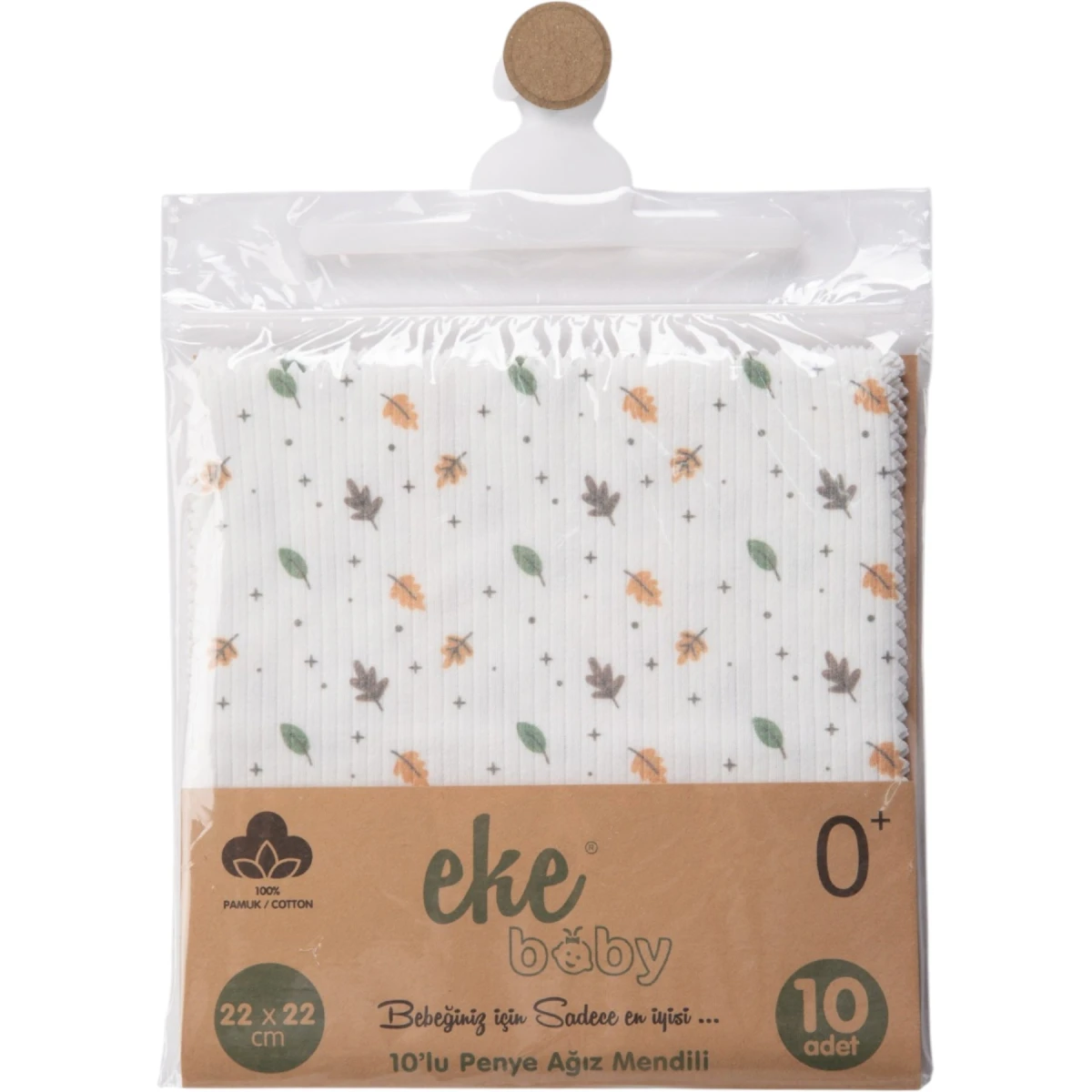 Lüx Organic 10 Lu Bebek Ağız Mendili