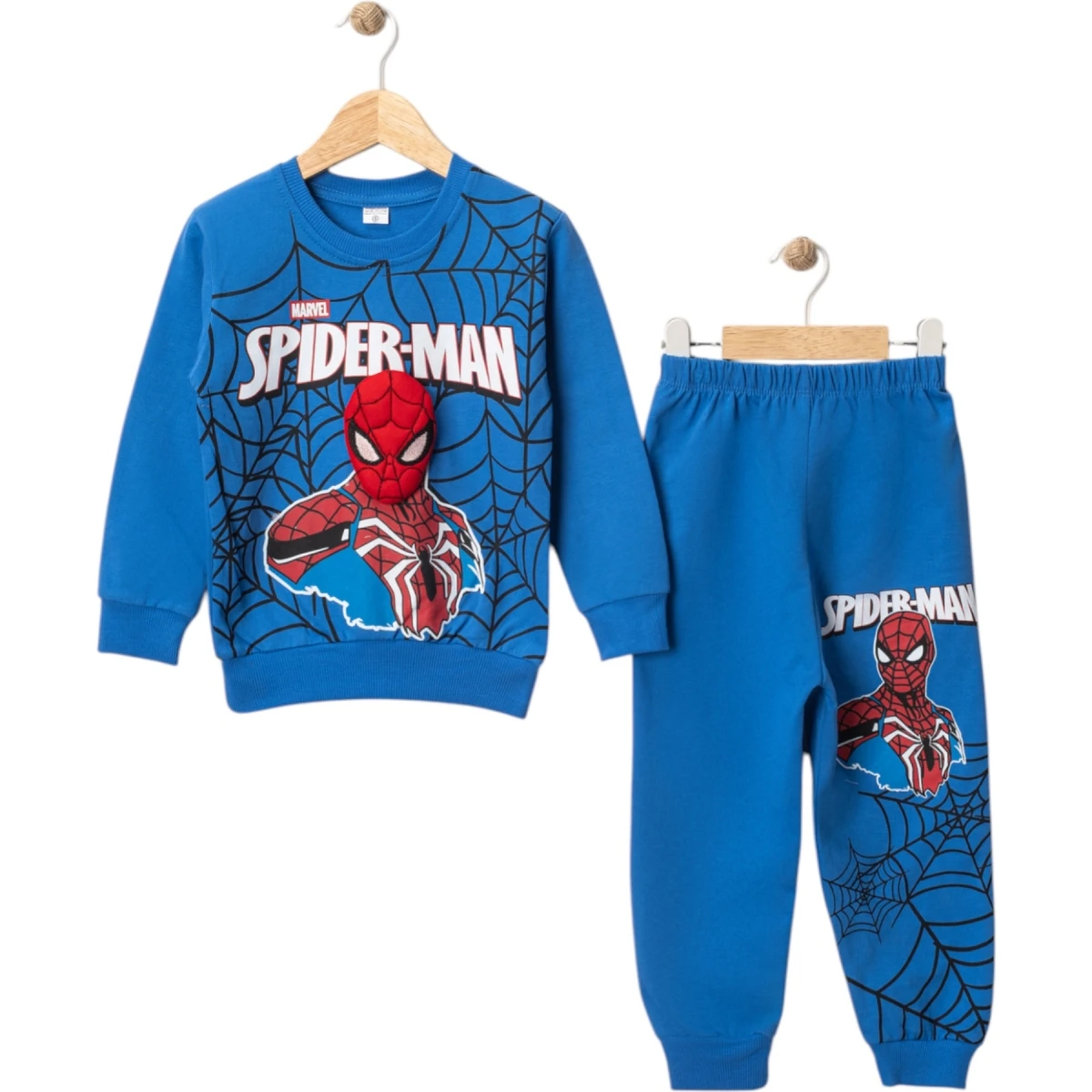 Marvel Spiderman Baskılı Mobilli Takım - Erkek