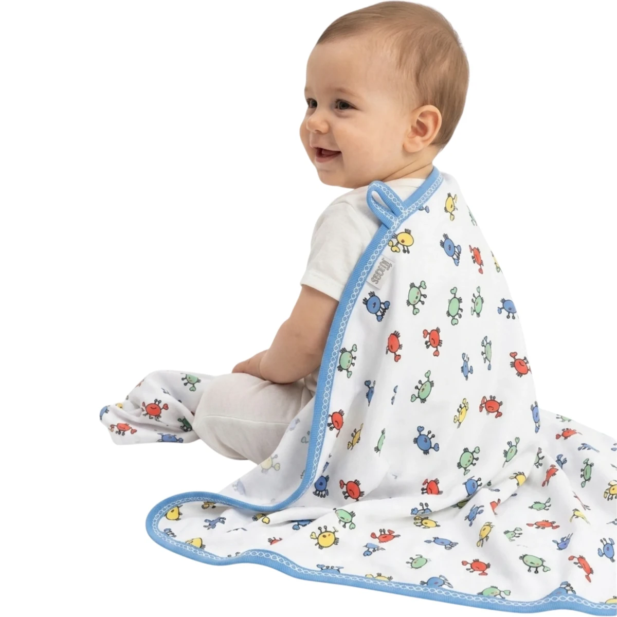 Blue Crab Combed Cotton