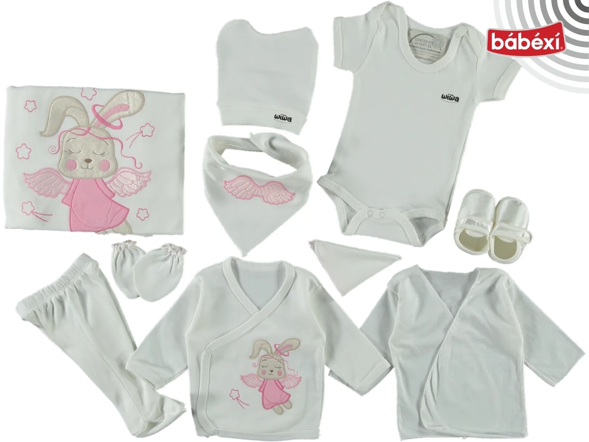 Angel Bunny 10-Piece Onesie Set