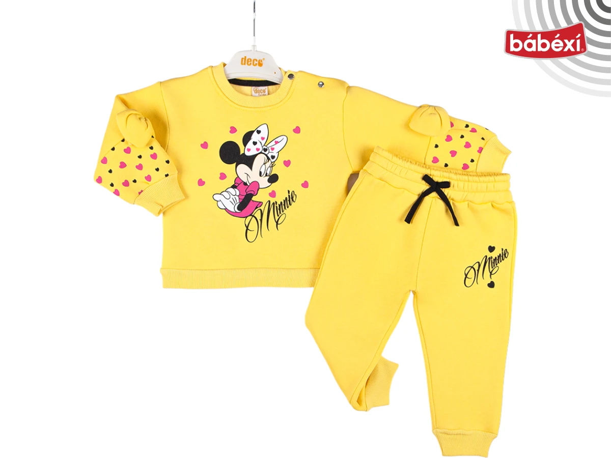 Mickey printed with Bow three strap set