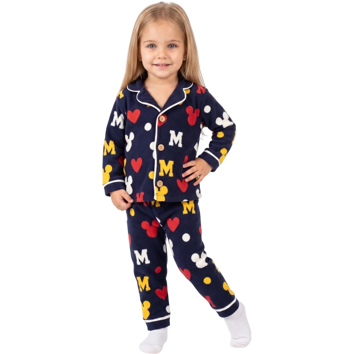 Mickey Mouse Long-Sleeve Pajama Set