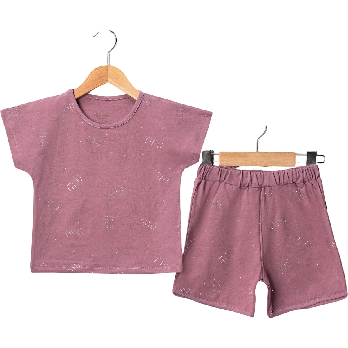 Rhinestone Jersey Set