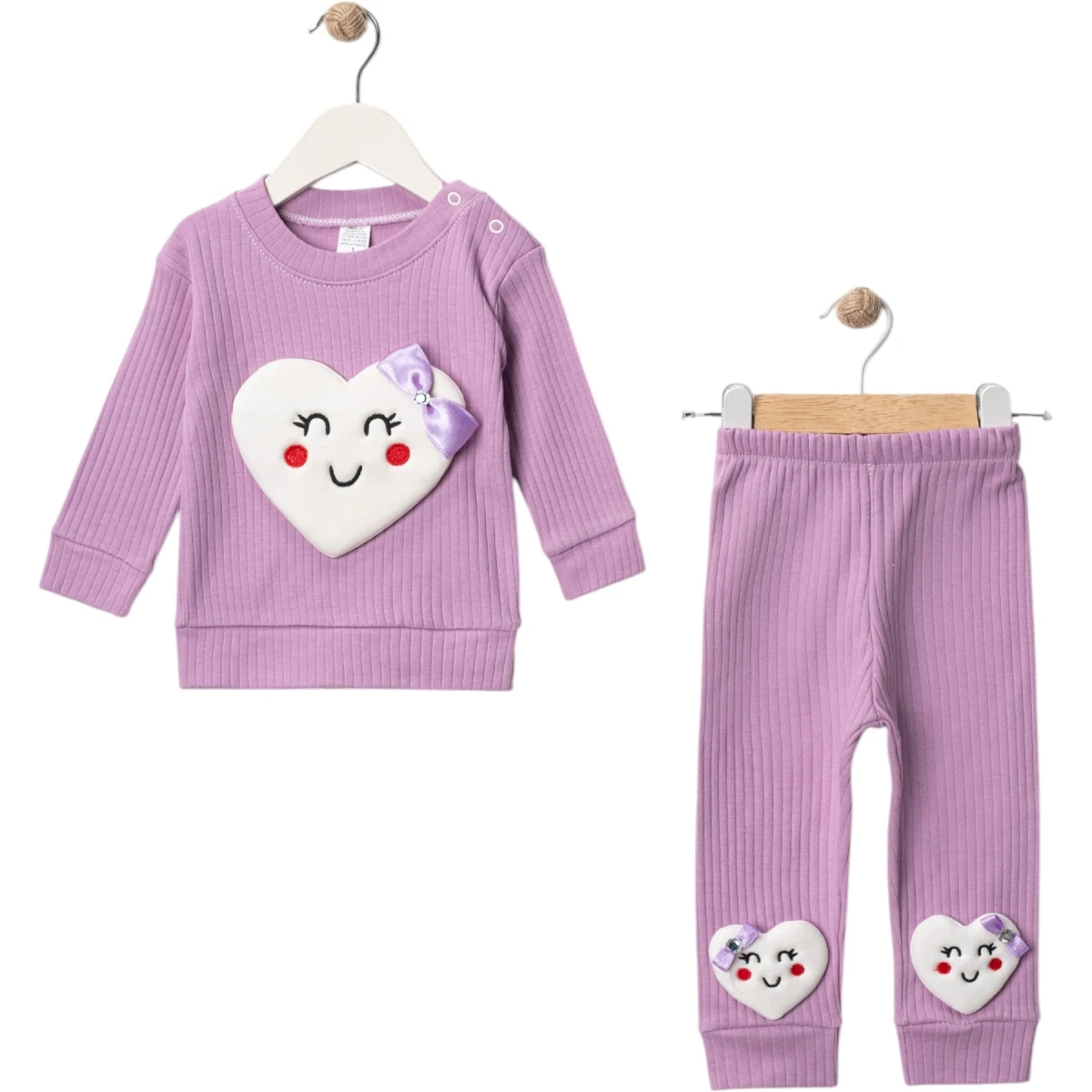 Heart Print 2-Piece Set