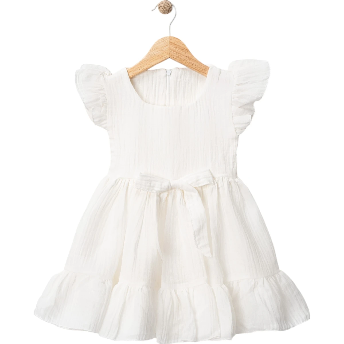 Muslin Dress with Bow