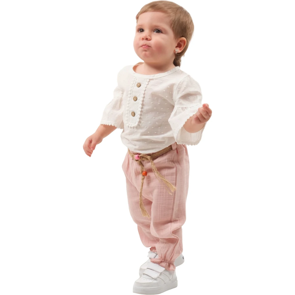 Muslin Trousers Girls' Set