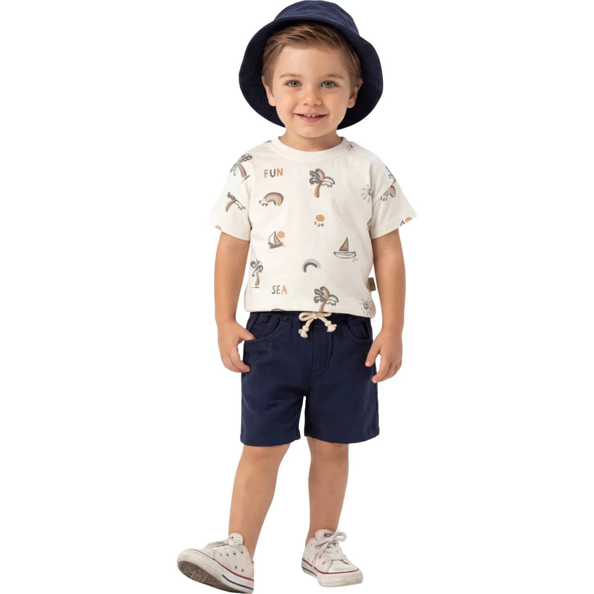 Muslin With Hat Palm Tree Set