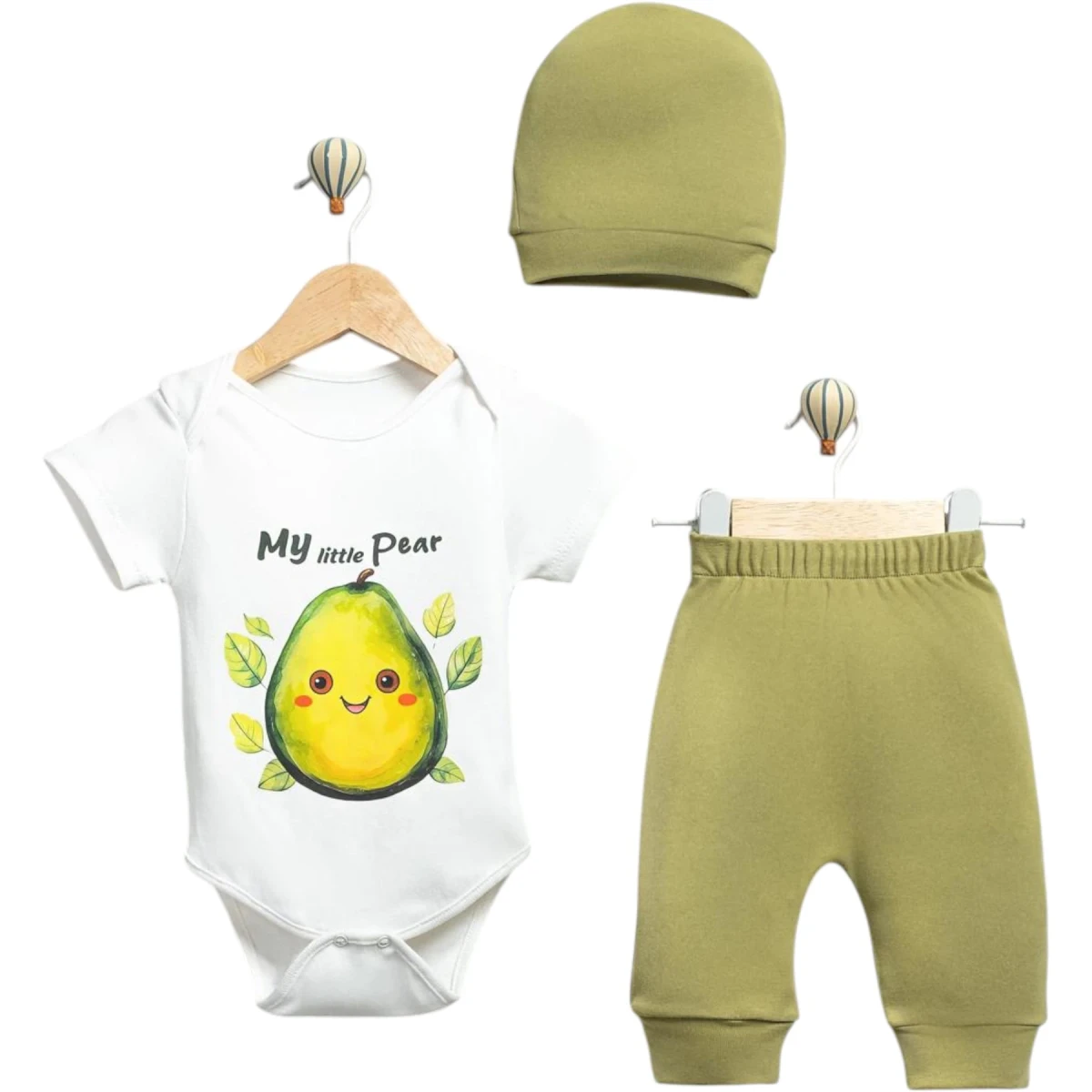 Banana Print Bodysuit Set