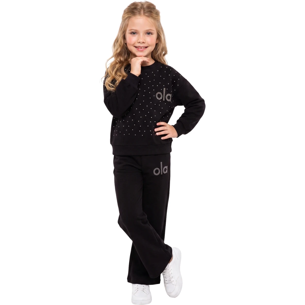 Ola Rhinestone Print 2-Ply Girls' Set