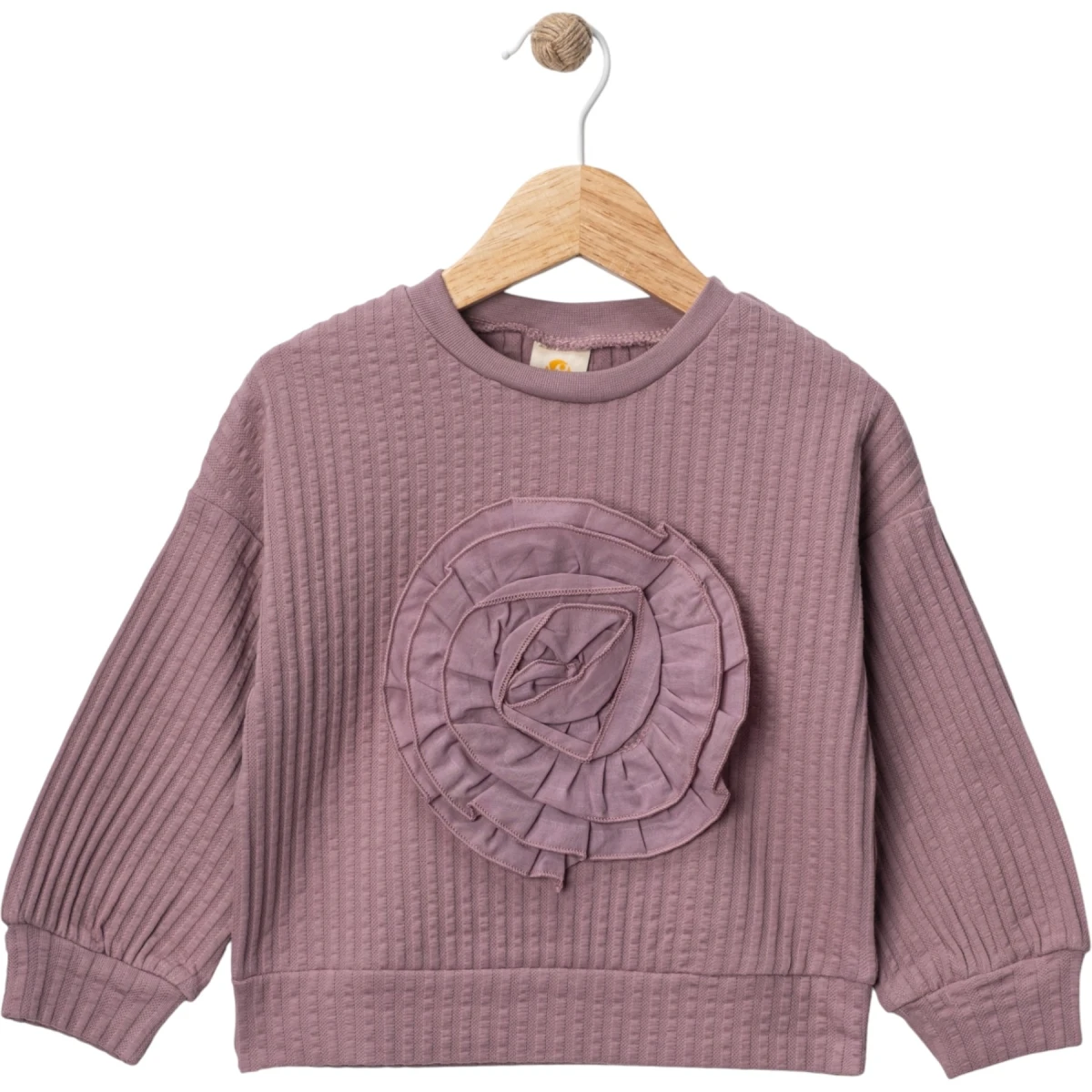 Front single rose detailed