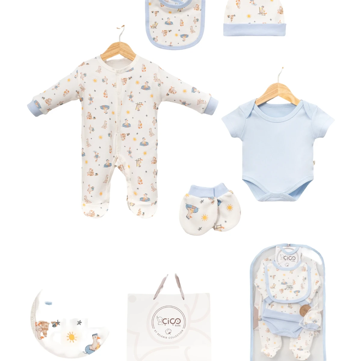 Ördek Baskılı 5’li Hediyelik Set