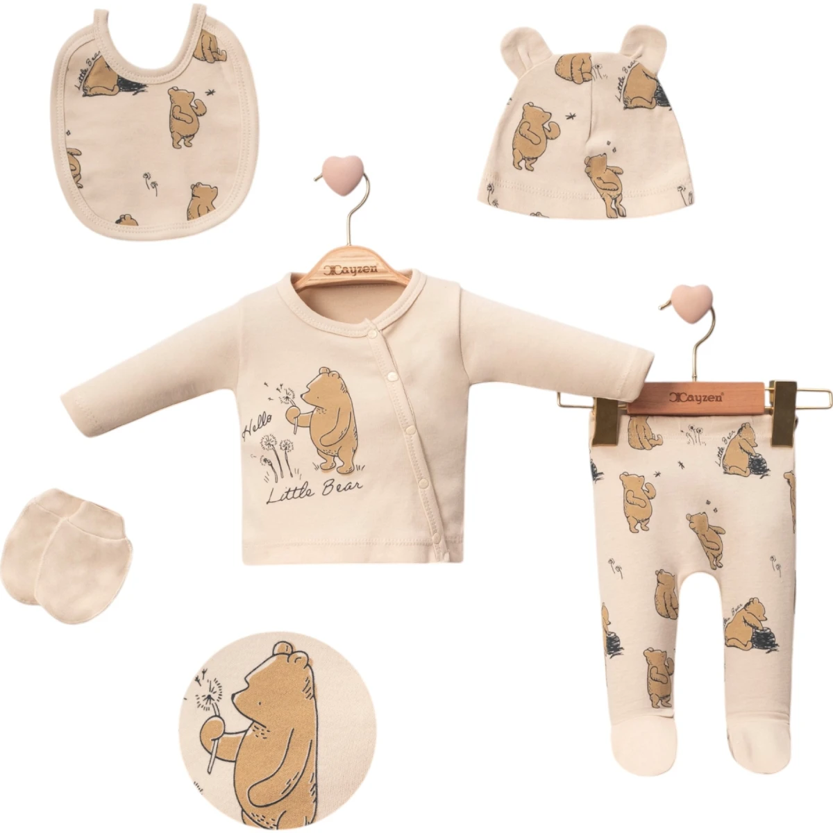 Organic 5-piece set