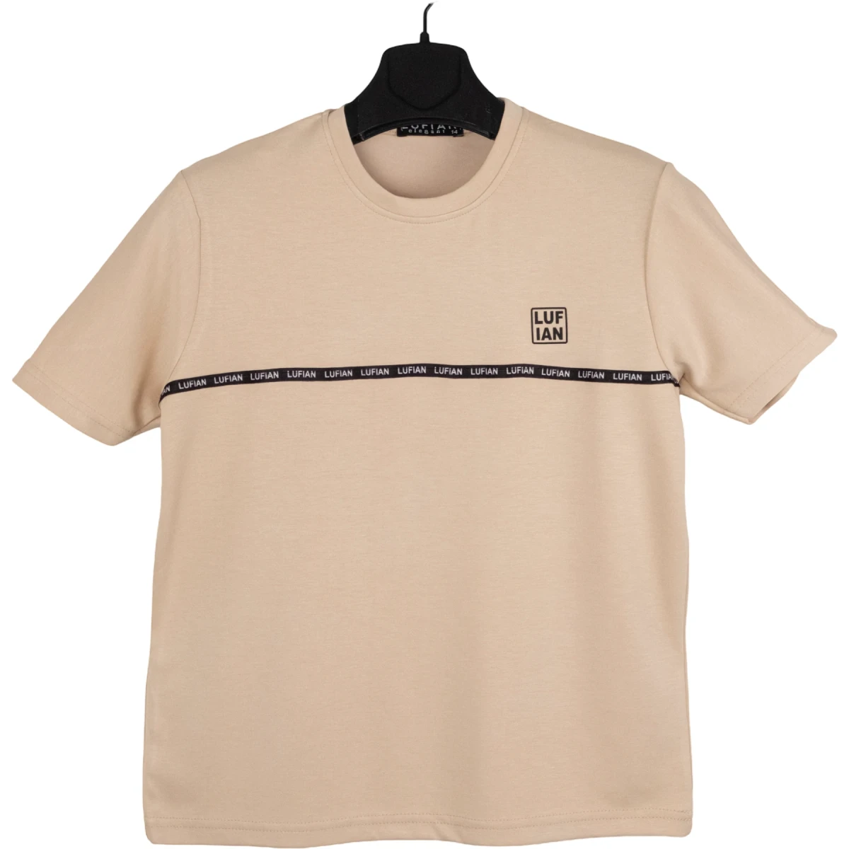 Şerit Detaylı Sıfır Yaka Sweatshirt