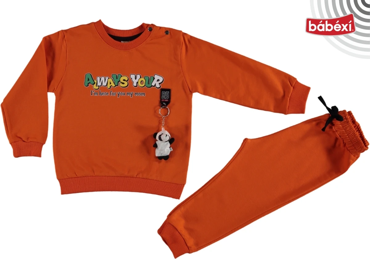 Boys' Set with Panda Print