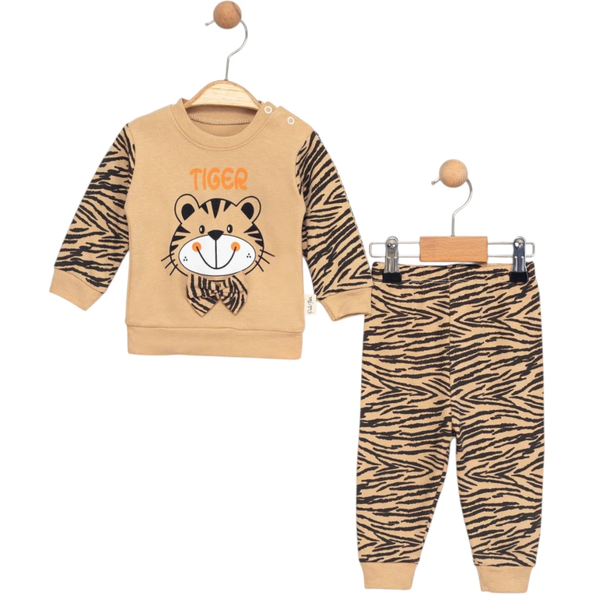 Papyonlu Tiger Pijama Takım