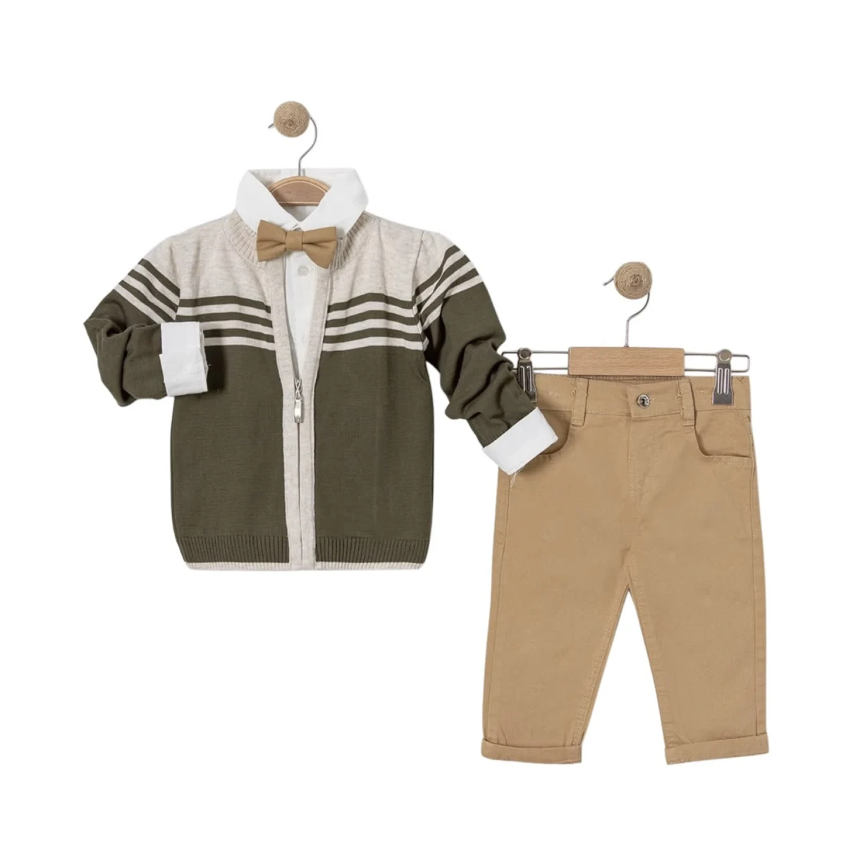 Bow-Tie Knit Set