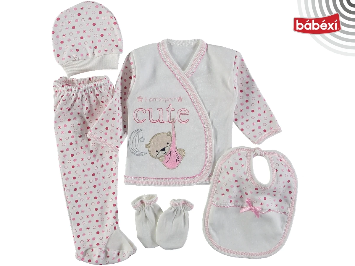 Penye Cute Beşli Zıbın Seti
