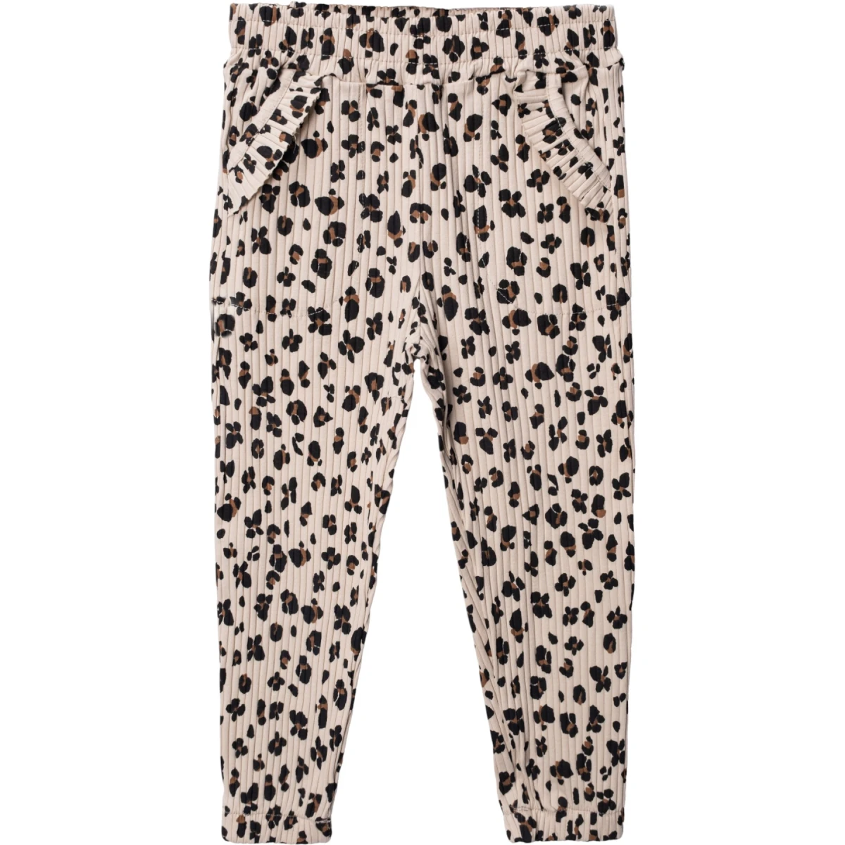 Ribbed Patterned Girls' Trousers
