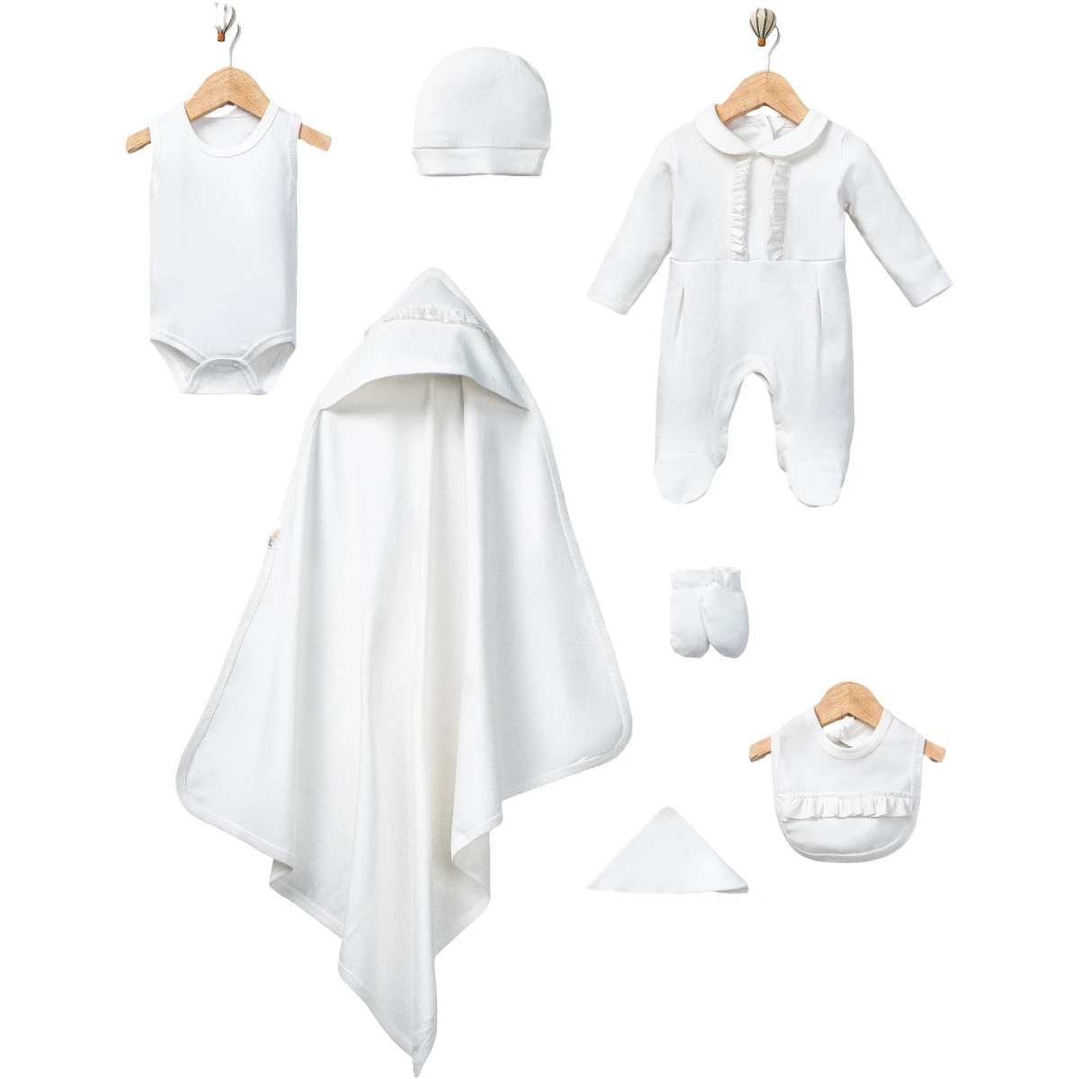 Pleated 7 Piece Set