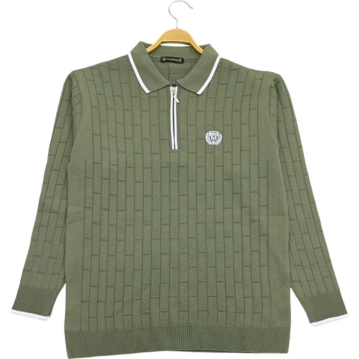 Polo Yaka Fermuarlı Sweat