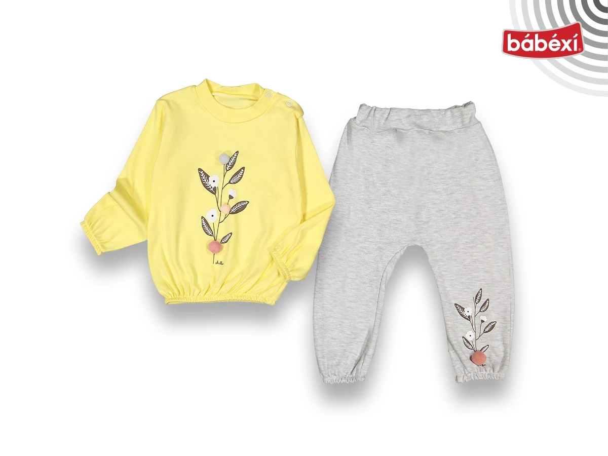 Pompom floral kids set