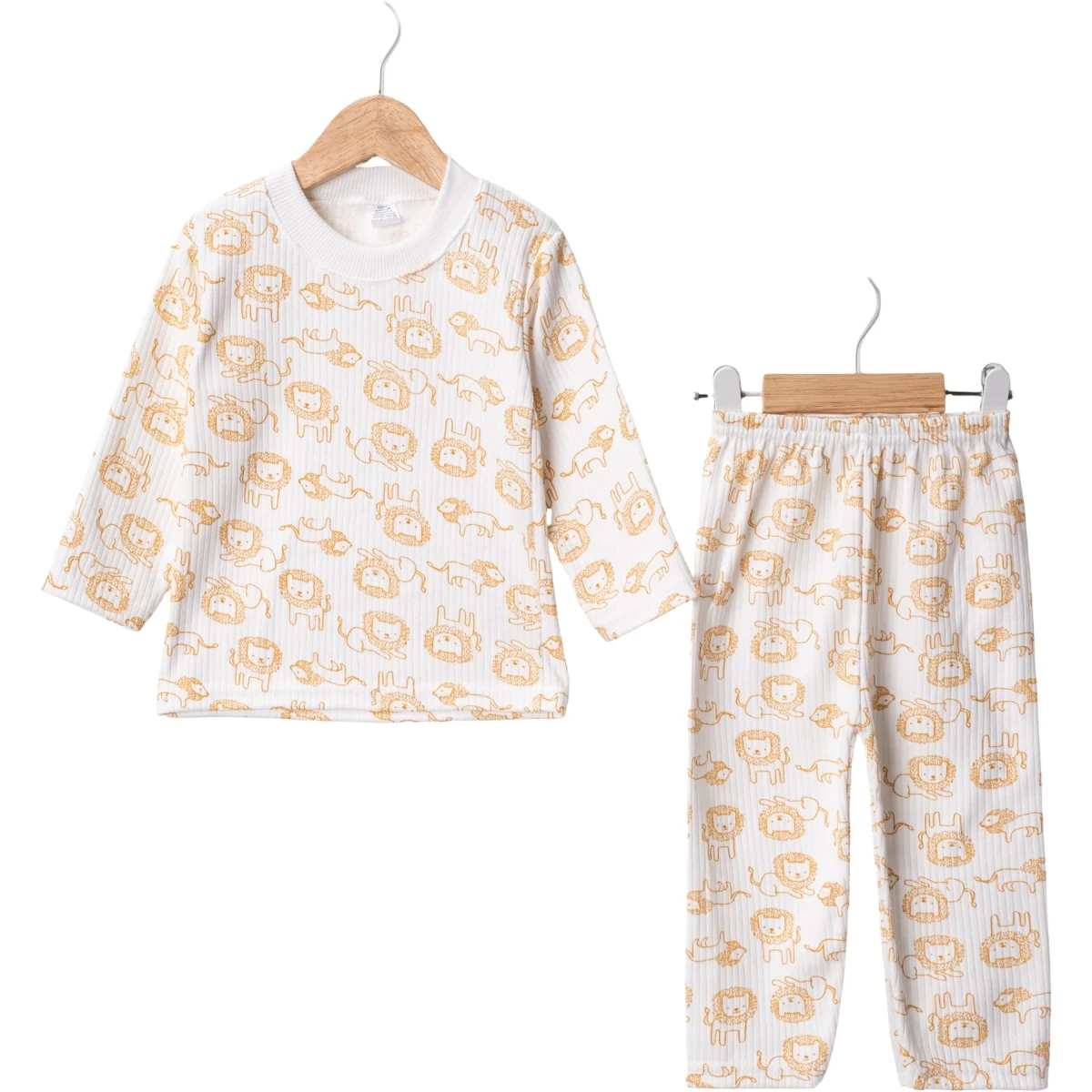 Raporlu Aslan Desen Pijama Takımı 12 Ay - 3 Yaş