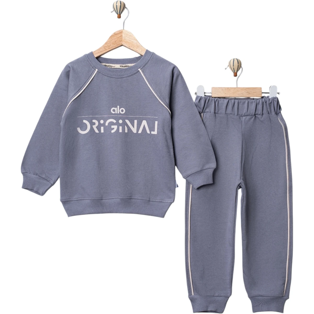 Reglan Kol Kıl Biyeli Alo Baskılı Erkek Takım