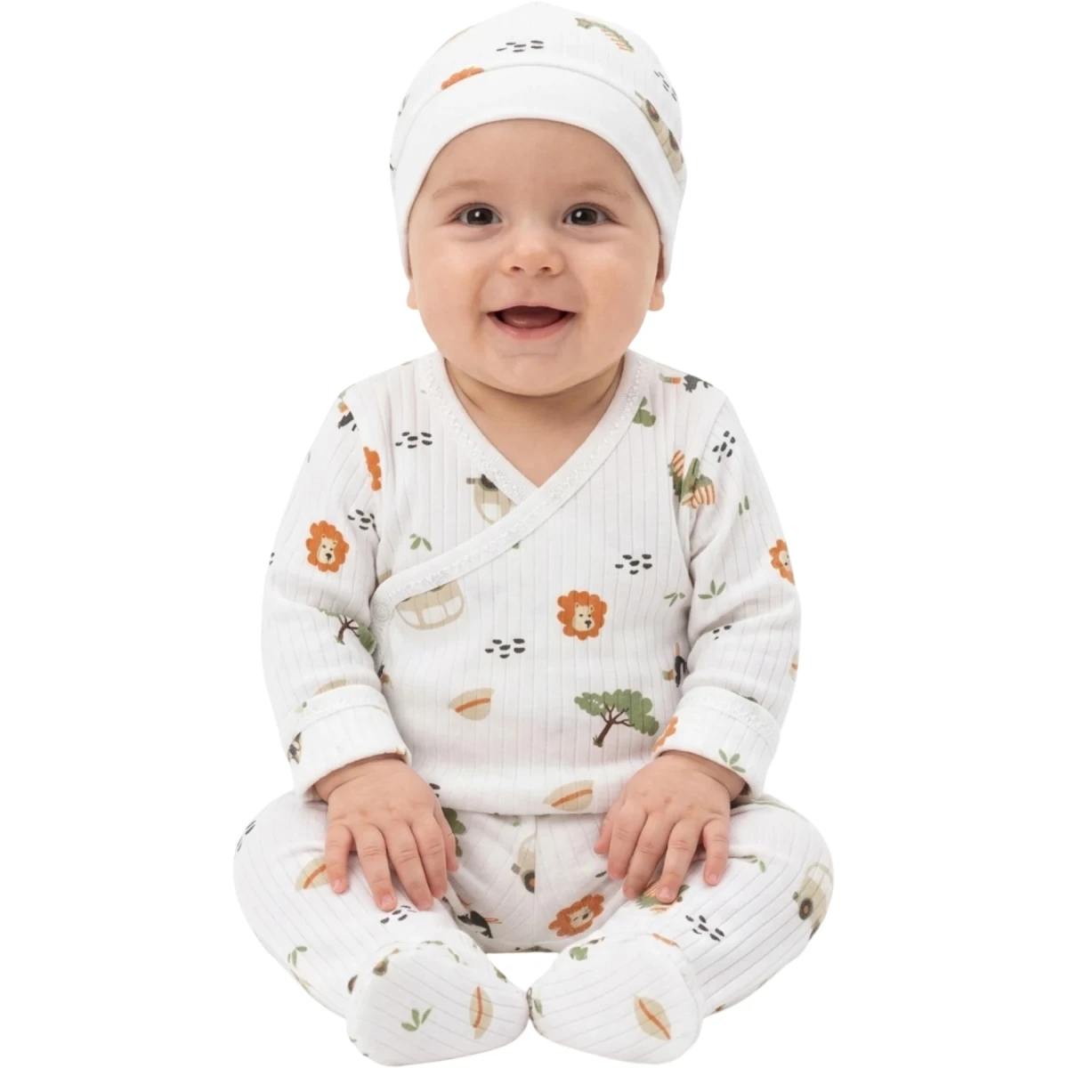 Safari Patterned Bodysuit Set