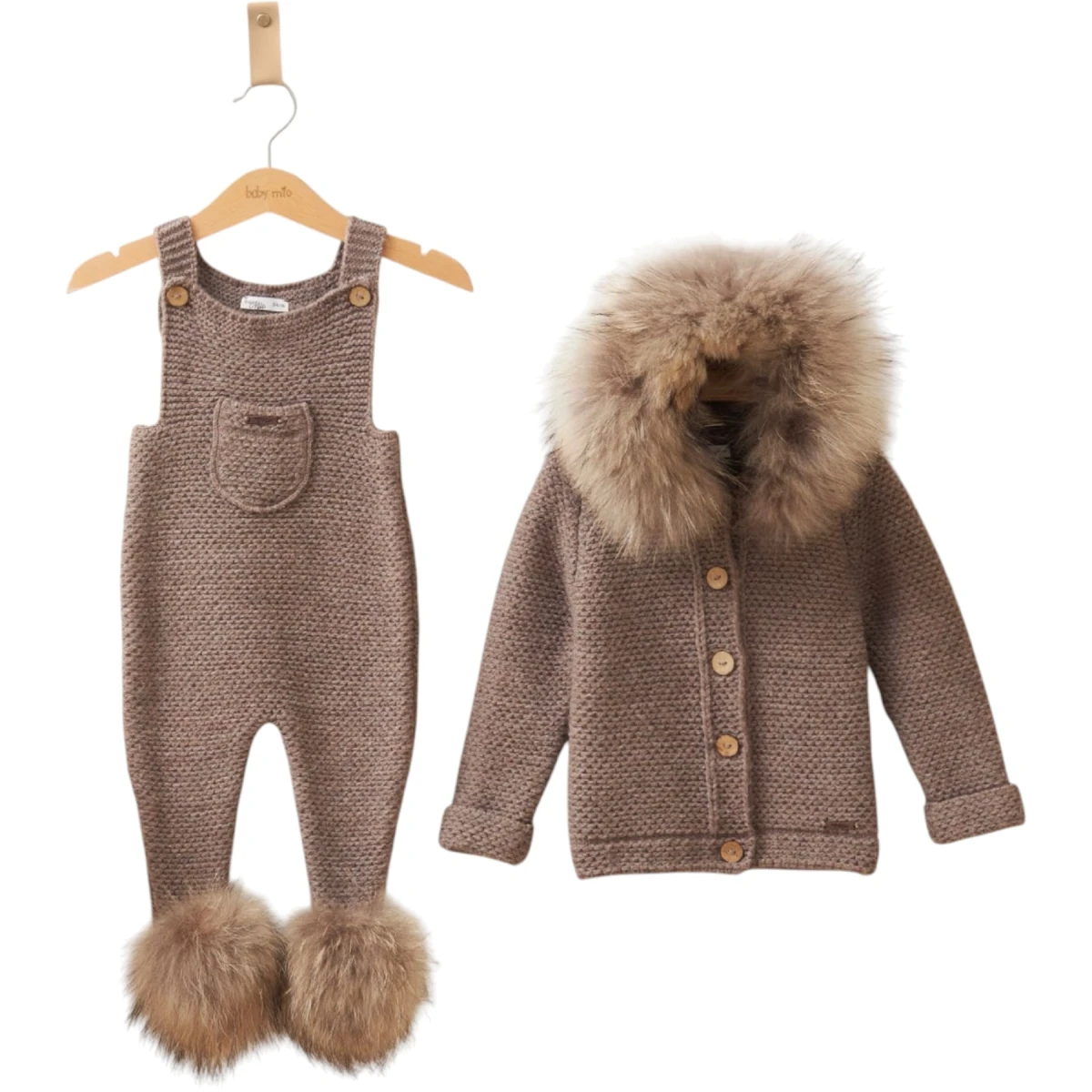 Salopetli Kürklü Takım Unisex