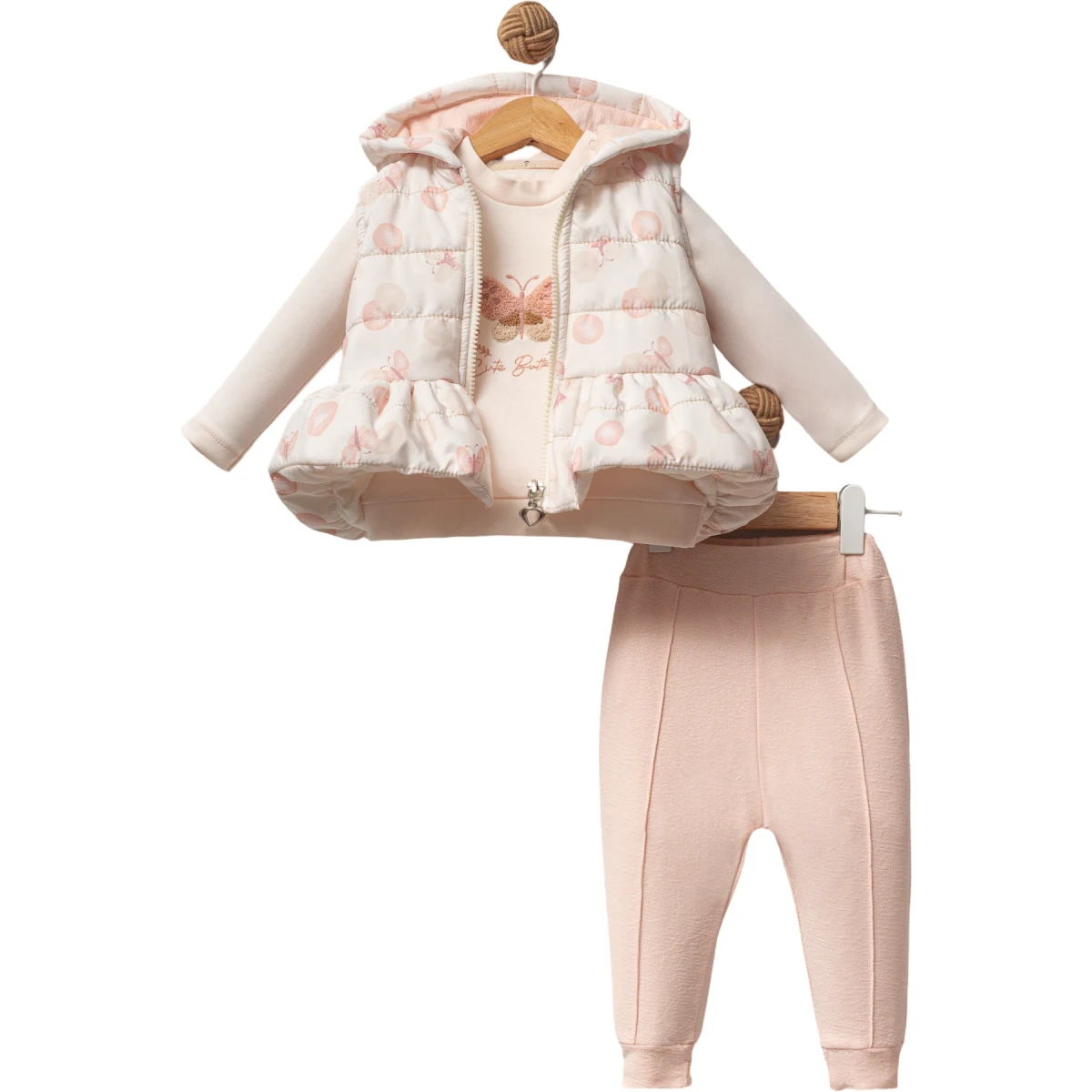 Cute Butterfly Vest Set