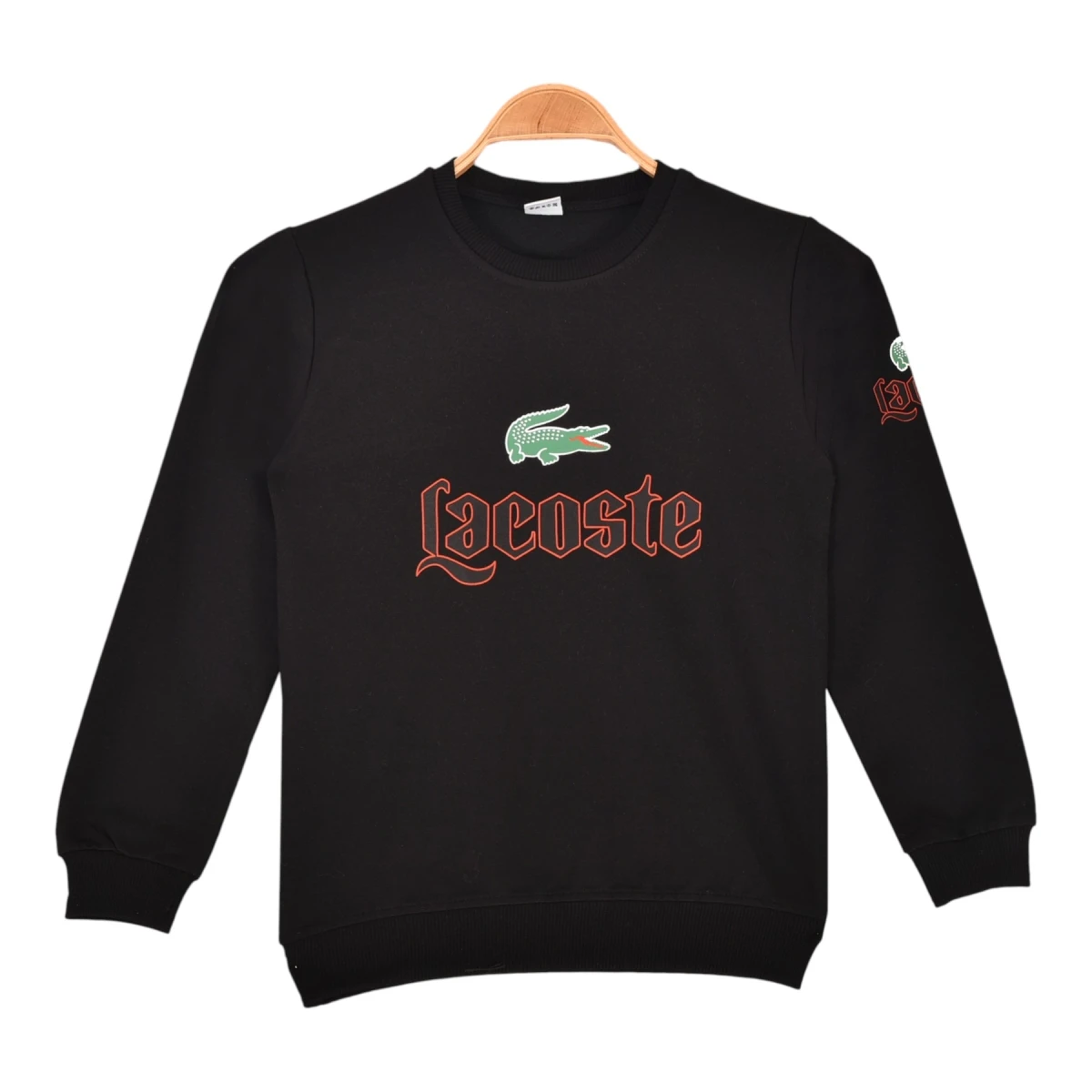 Sıfır Yaka Lacoste Kolu Baskılı