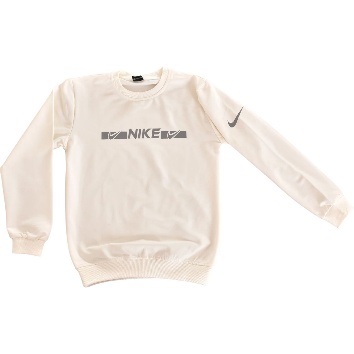 Crew Collar Nike Style Sleeve Printed