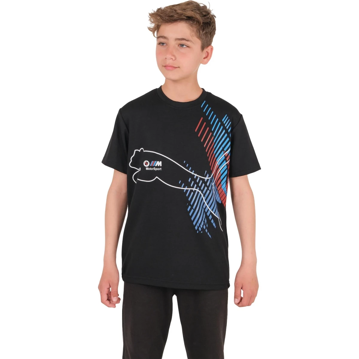 Sıfır Yaka Puma Baskılı Sweatshirt
