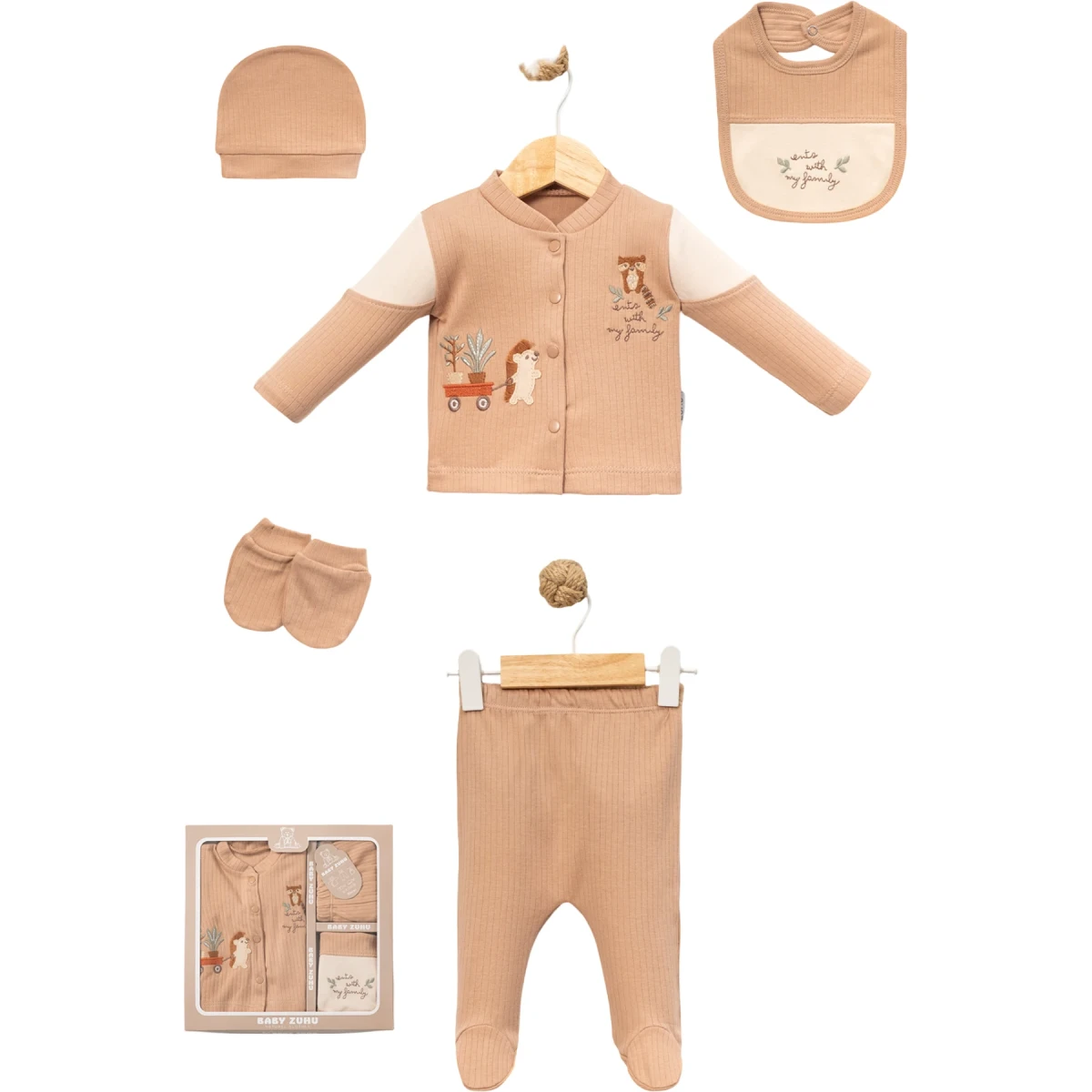 Si̇ncap Embroidered 5-Piece Set