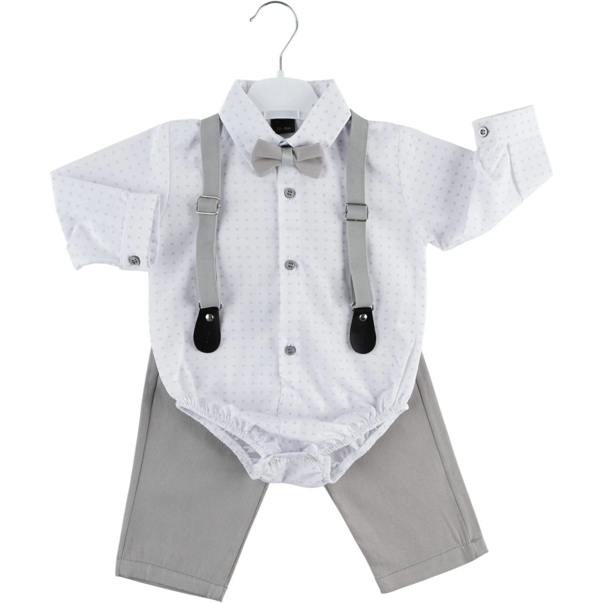 With Overalls 2-Piece Set