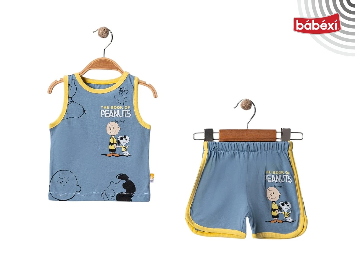 Snoopy Baskılı Atlet Erkek Takım