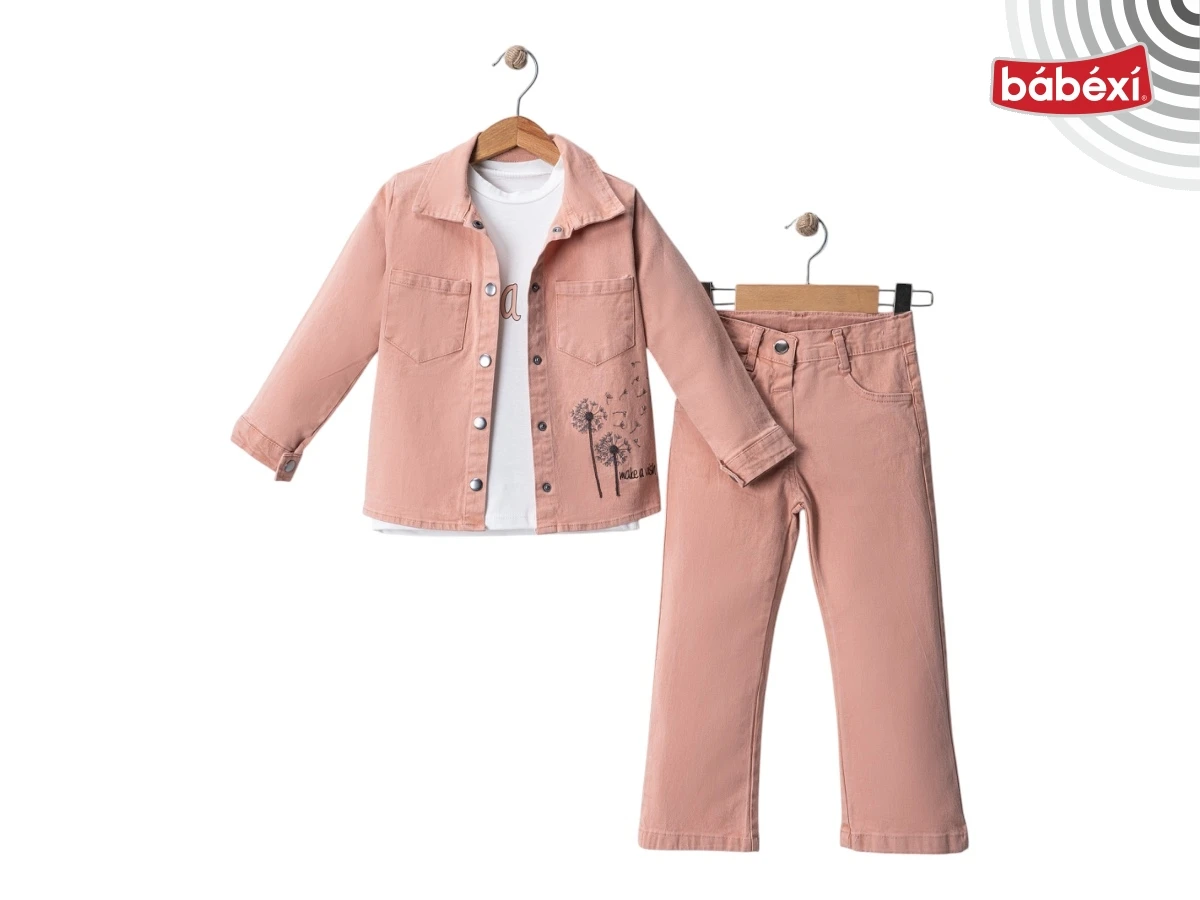 Sulfur Wash Girl Three-Piece Set
