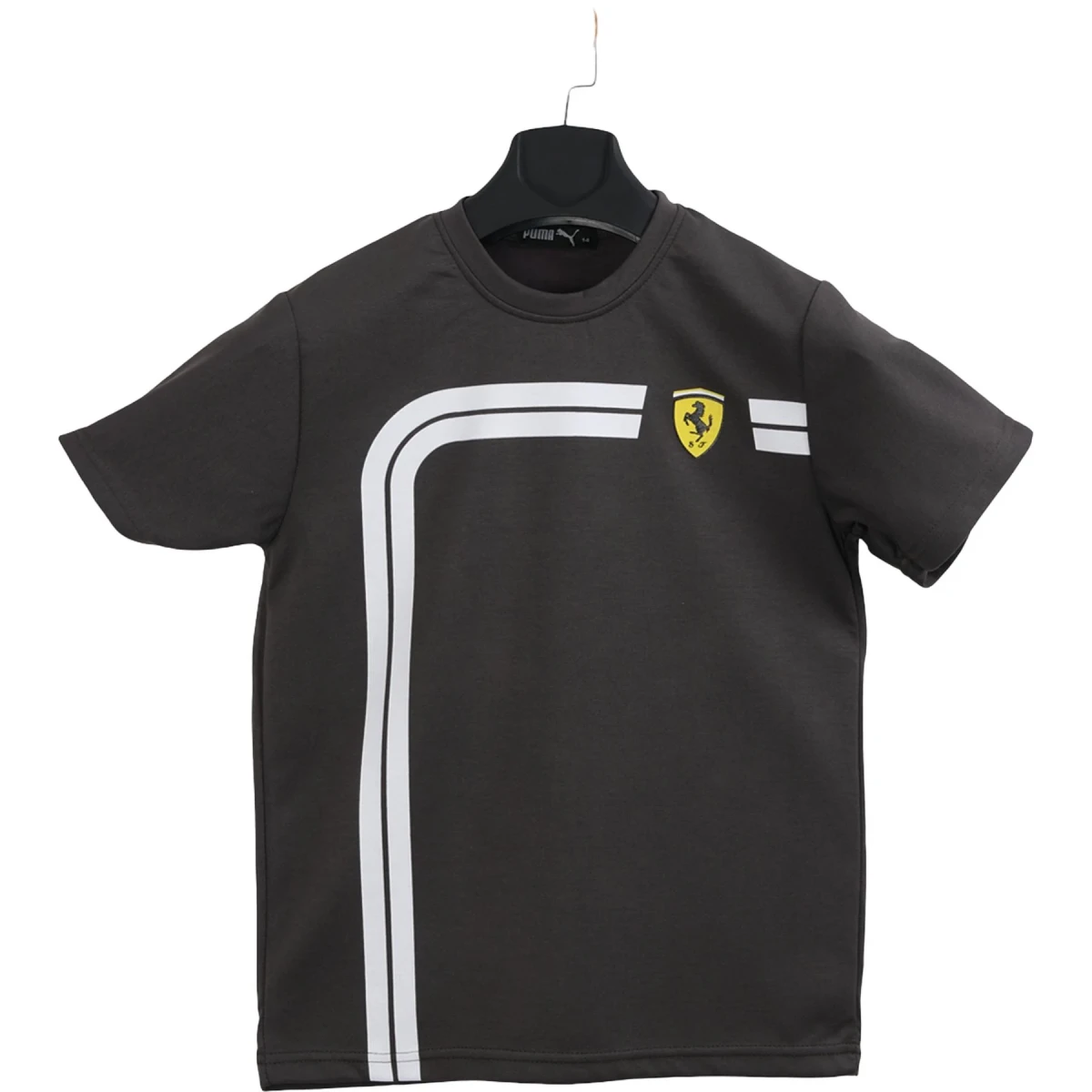 Süprem Sıfır Yaka Puma Baskılı Sweatshirt