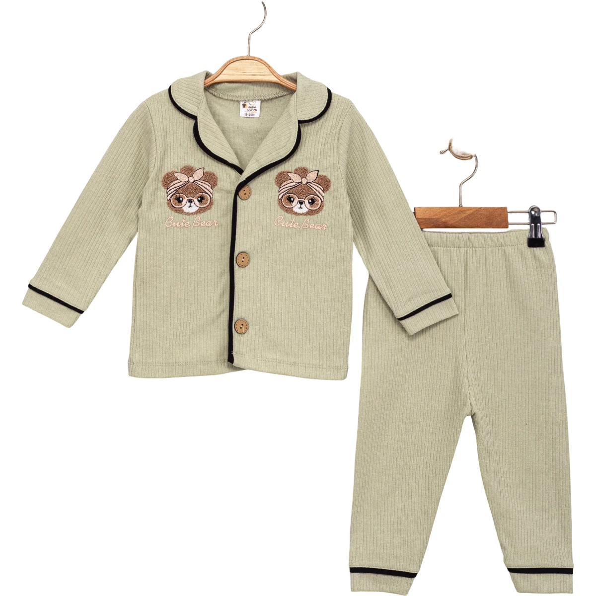 Süzene Nakış Kız Uzun Kollu Pijama Takım