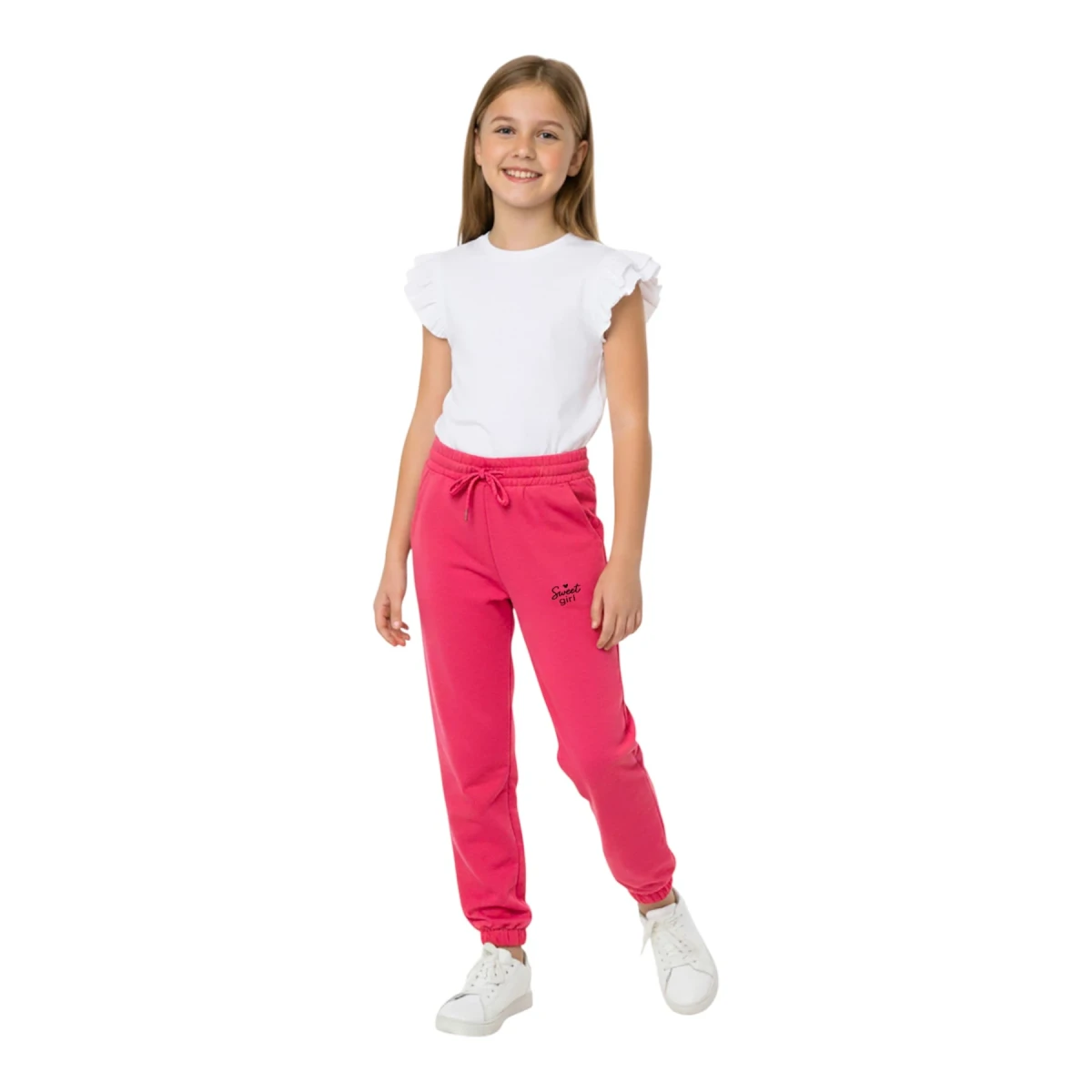 Sweet Girl Baskılı Likralı Kompakt Penye